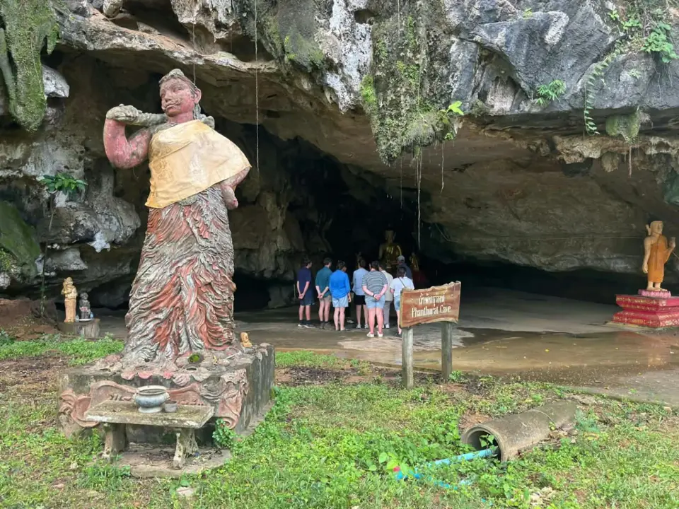 A temple stop on the trip