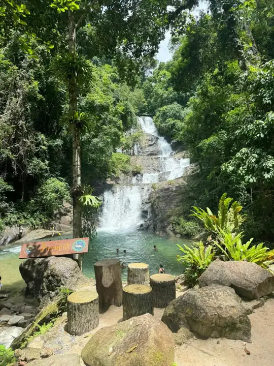 Waterfall on the excursion