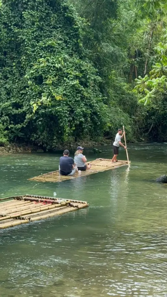 Bamboo rafting