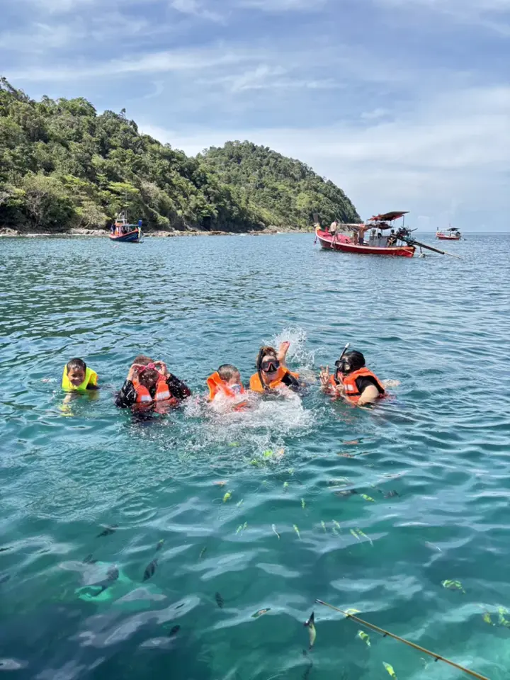 Snorkeling together