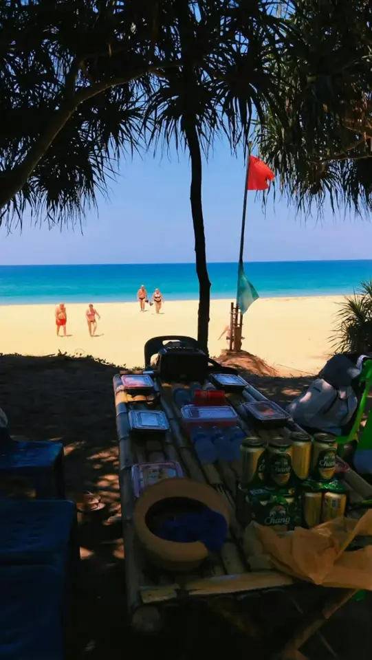 A break on the beach