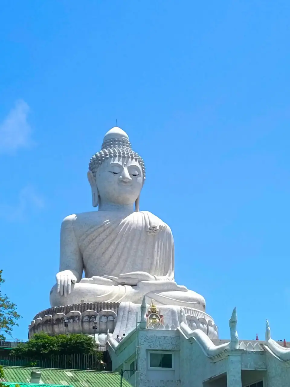 The white Big Buddha statue in Phuket