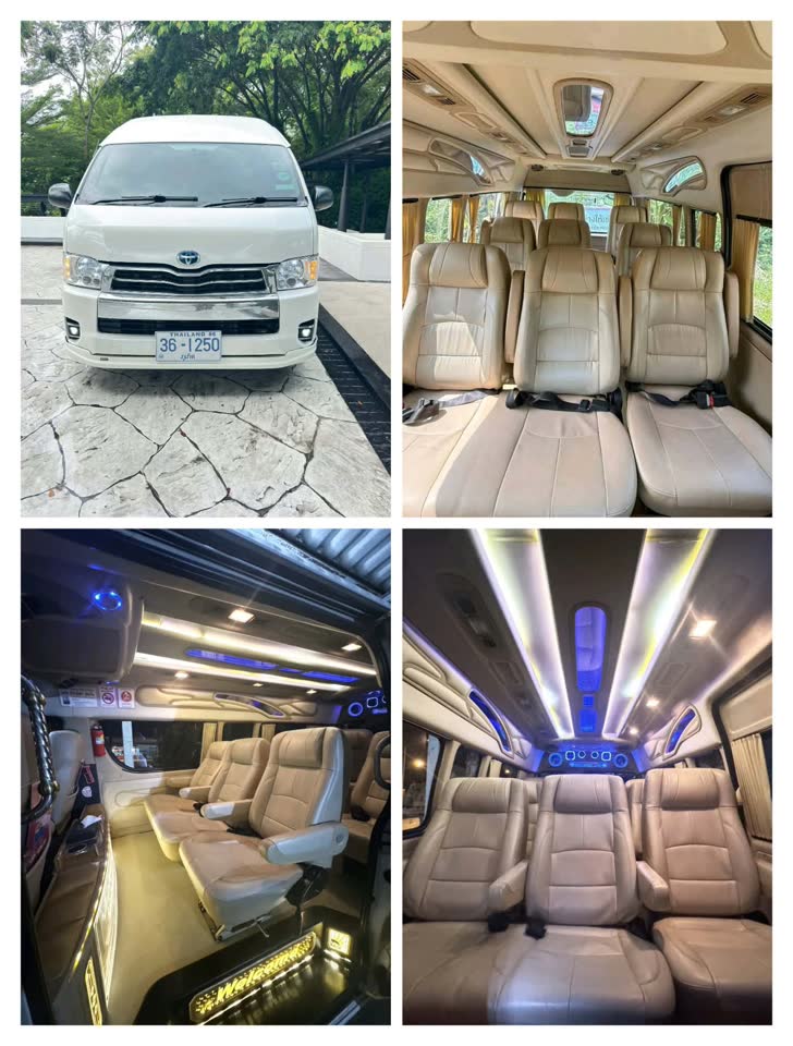 Kong’s white van with light interior
